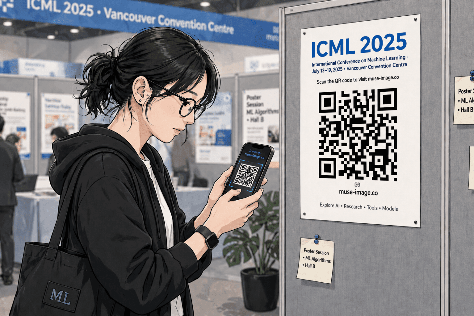 Muse Image QR refined scene