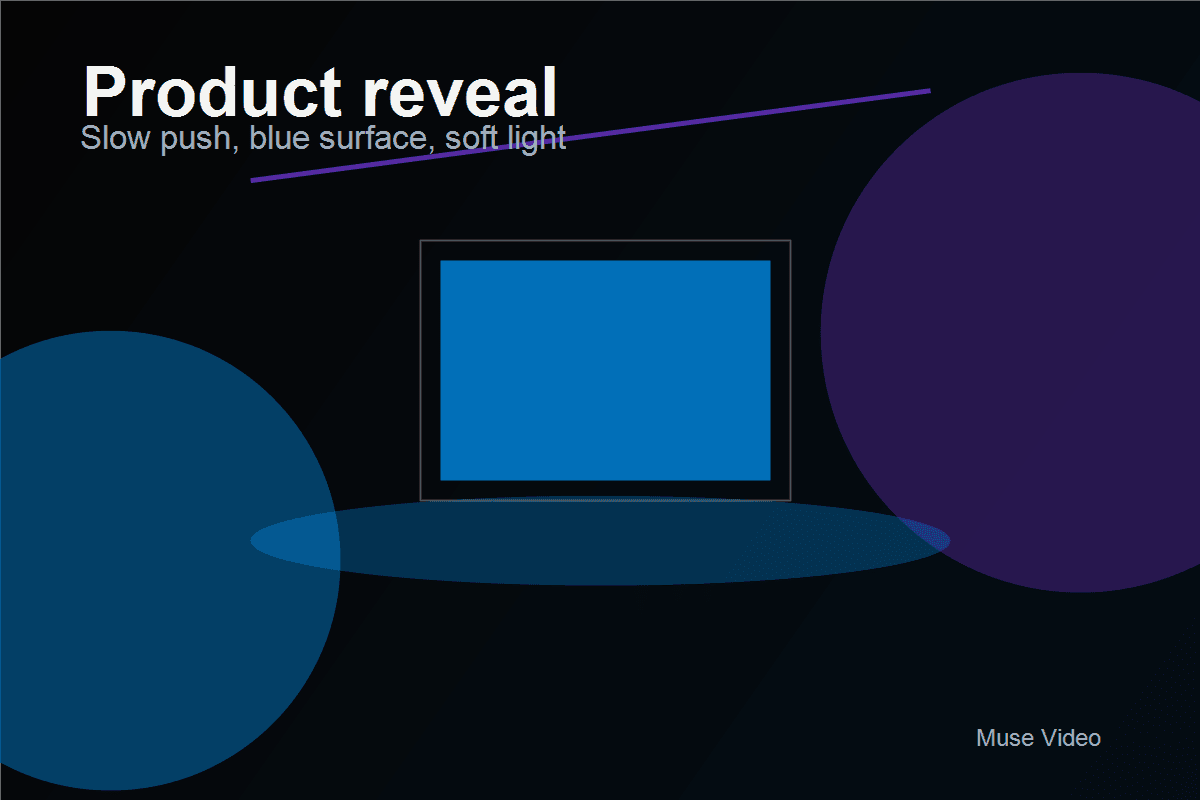 A page ready for real launch updates visual for Muse Video